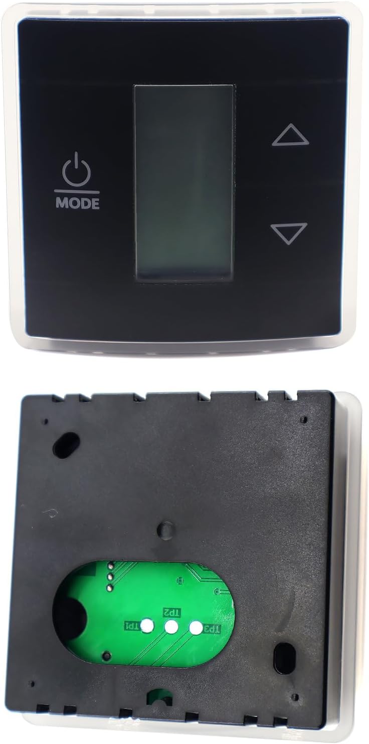 QHHR 3316250.712 RV Single Zone Wall Thermostat Replacement for Dometic for RV/Camper Conditioners, Blue Backlight LCD Display, Black 3-Wire - Image 5